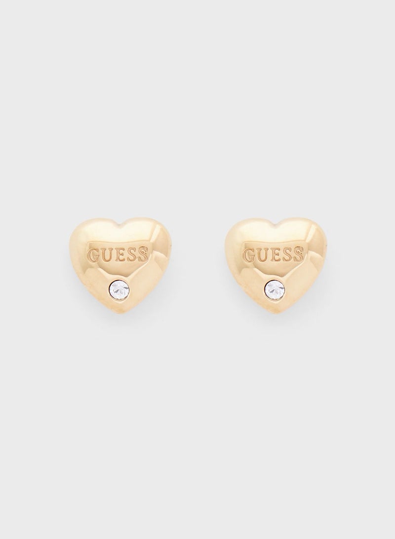 جس Guess Heart Earrings For Women - Image 1