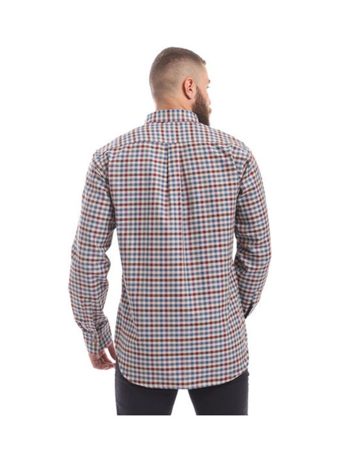 Esla Long-sleeved Printed Shirt Sky Blue  - Image 3