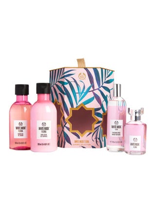 White Musk Flora Luxury Selection White Musk Flora Eau de Toilette 60 ml, White Musk Flora Shower Gel 250 ml, White Musk Flora Body Lotion 250 ml, White Musk Flora Fragrance Mist 100 - v1617726176/N41405442A_1