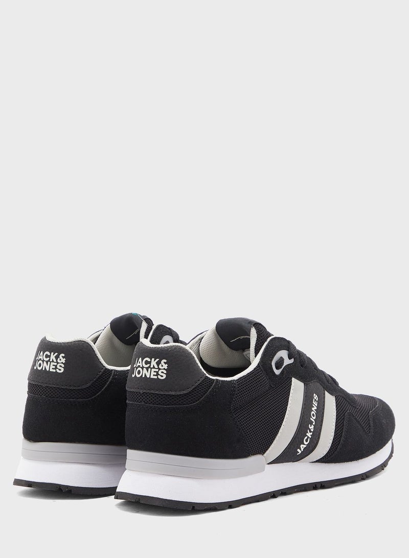 JACK & JONES - Stellar Low Top Sneakers Black - Image 1