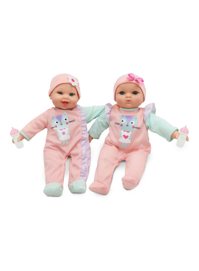 Baby Maziuna 2-Piece Talking Twins Baby Doll Set  - Image 2