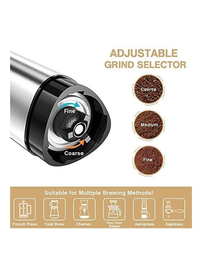 Manual Coffee Grinder Silver 40ml - Image 2