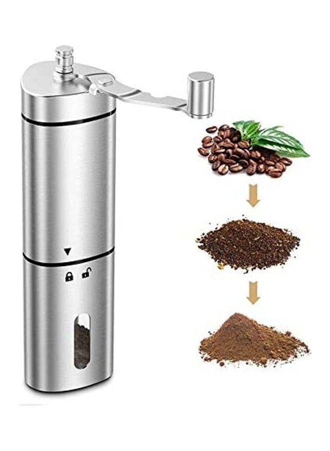 Manual Coffee Grinder Silver 40ml - Image 1