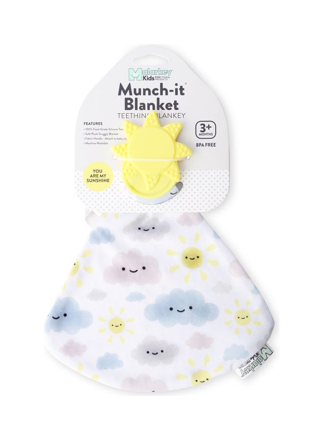 Malarkey Kids - You Are My Sunshine Munch-It Teething Blankey - Image 1