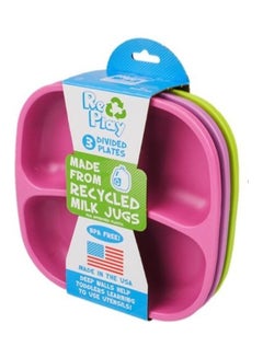 Re-Play 3-Piece Recycled Divided Plate  - Image 1