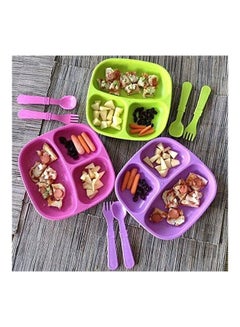Re-Play 3-Piece Recycled Divided Plate  - Image 5
