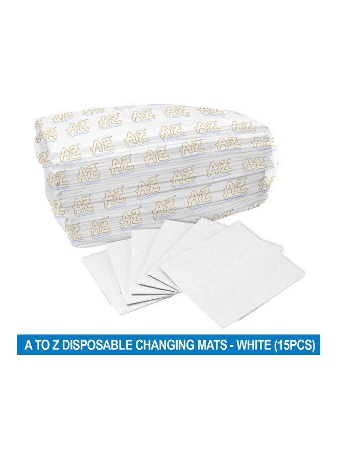 STAR BABiES - Pack Of 15 Disposable Changing Mats - Image 1