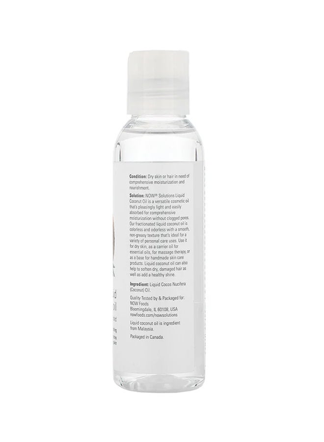 Now Foods - Pure Fractionated Liquid Coconut Oil 118ml - Image 1