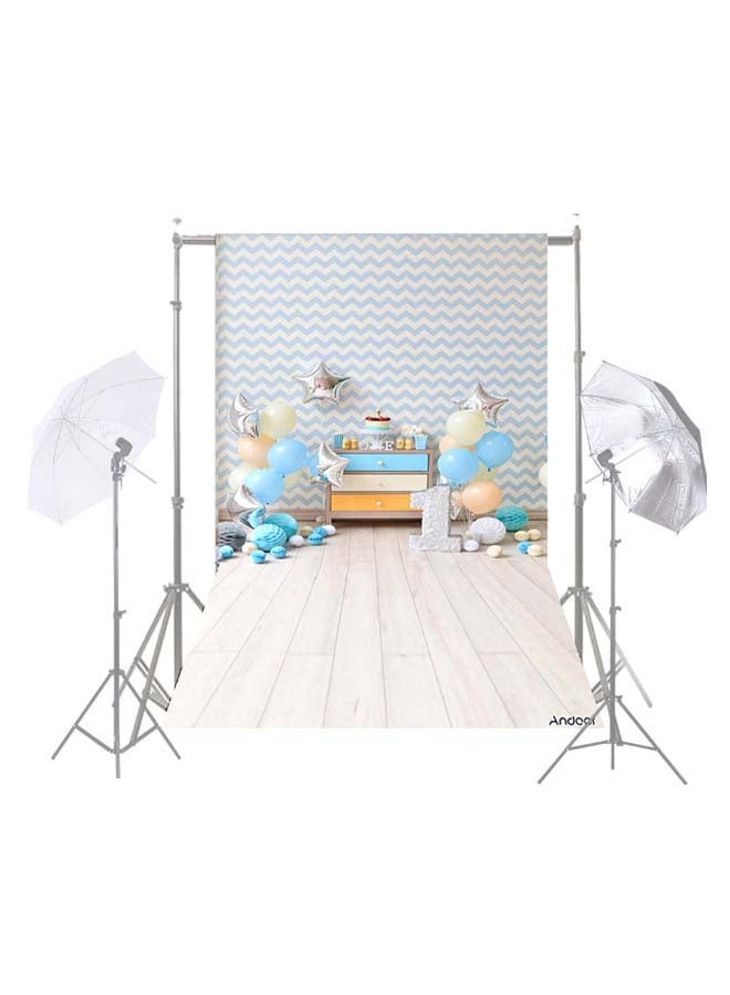 أندوير ملحقات خلفية ستديو للتصوير الفوتوغرافي بنمط حفل عيد ميلاد الأول متعدد الألوان - Image 2