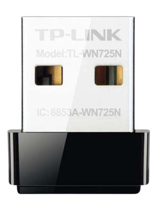 محول USB نانو لاسلكي بسرعة 150 ميجابت في الثانية Tp-Link طراز [Tl-Wn725N] أسود/فضي - v1617770448/N23100274A_1