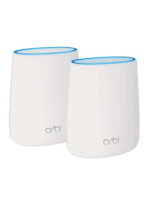 Orbi Whole Home Mesh WiFi System Upto 3000 sq.ft White/Blue