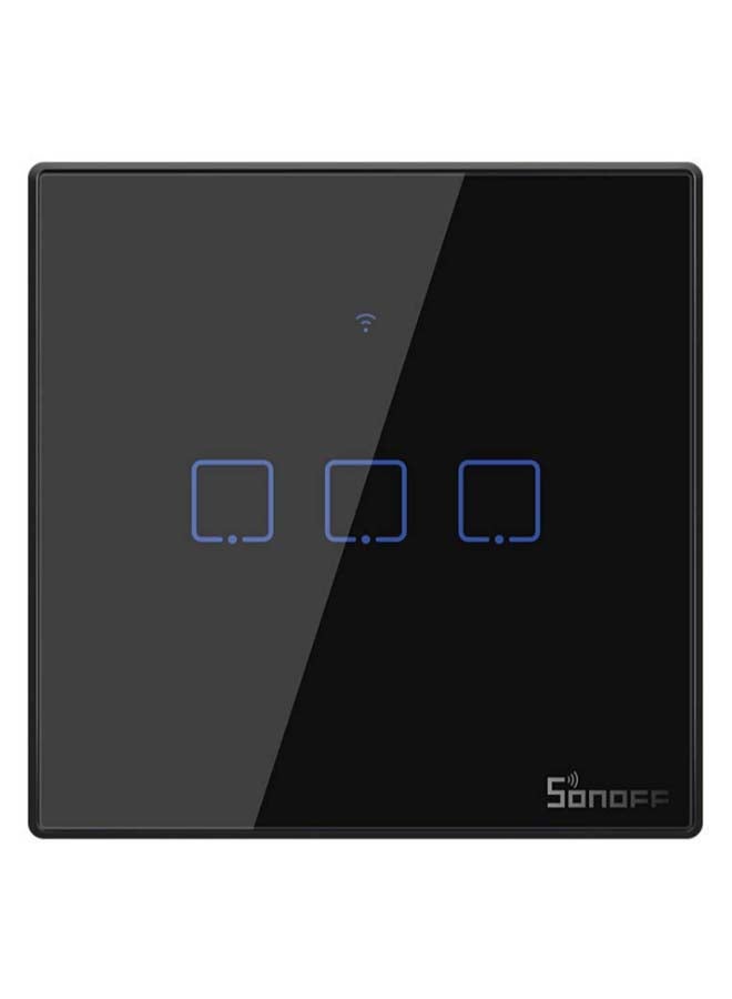 SONOFF Smart Swich Sonoff TX 3 Gang WIFI Black - Image 1