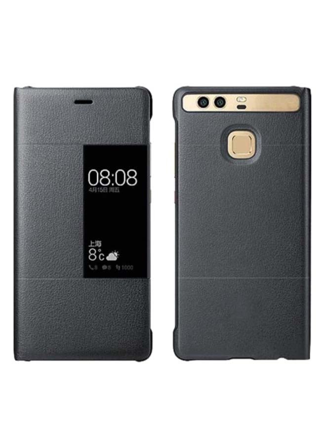HUAWEI Protective Flip Case Cover For Huawei P9 Plus Dark Grey  - Image 2