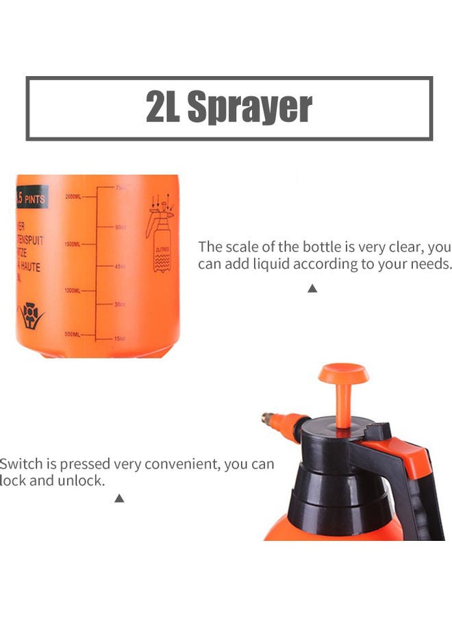 Generic Hand Pump Sprayer Orange/Black 2Liters  - Image 3