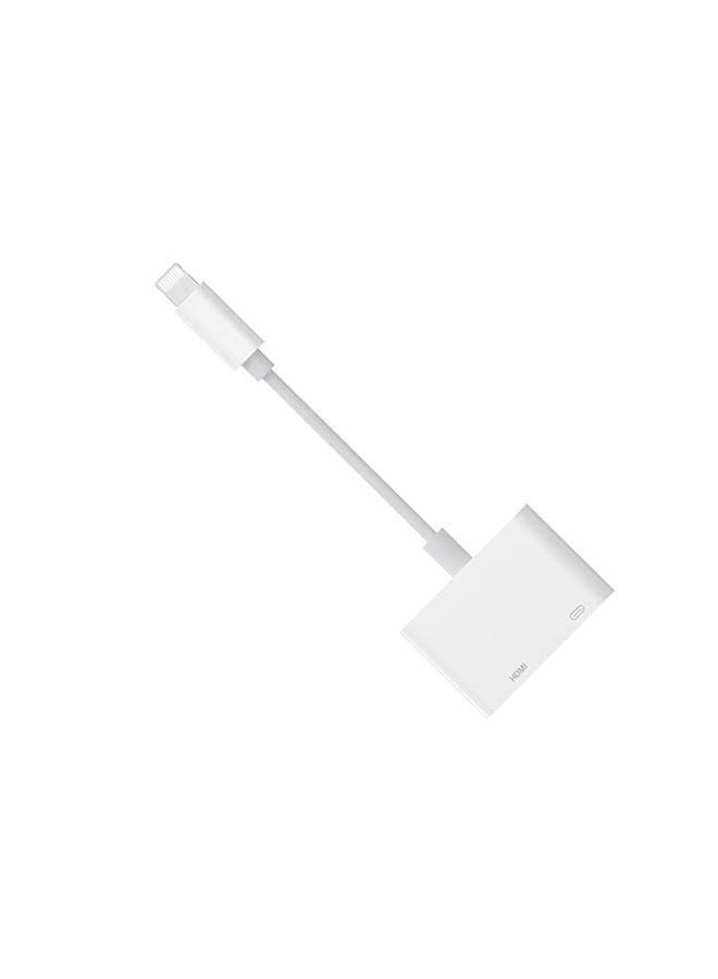 Intag - Lightning To HDMI Digital AV Adapter White - Image 1