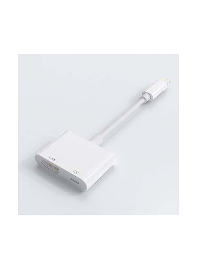Intag - Lightning To HDMI Digital AV Adapter White - Image 1