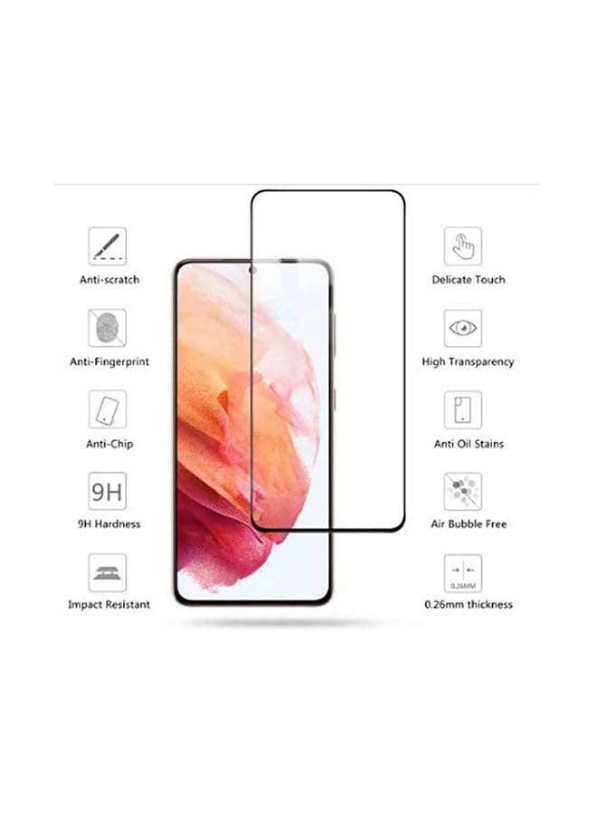 Intag 5D Tempered Glass Screen Protector For Samsung Galaxy S21 Black - Image 2