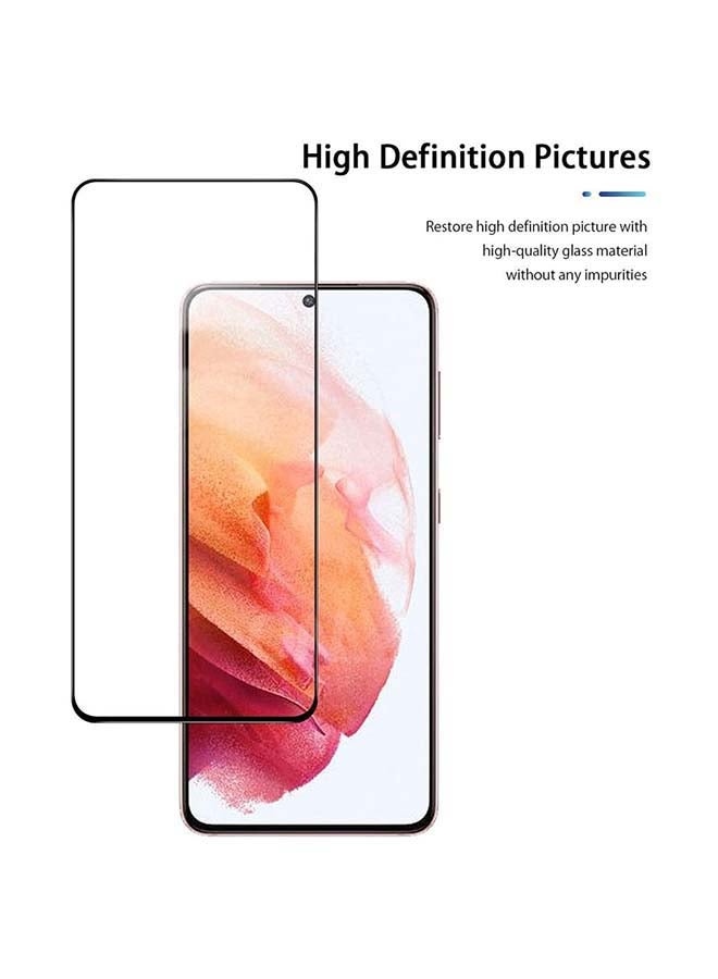 Intag 5D Tempered Glass Screen Protector For Samsung Galaxy S21 Black - Image 3