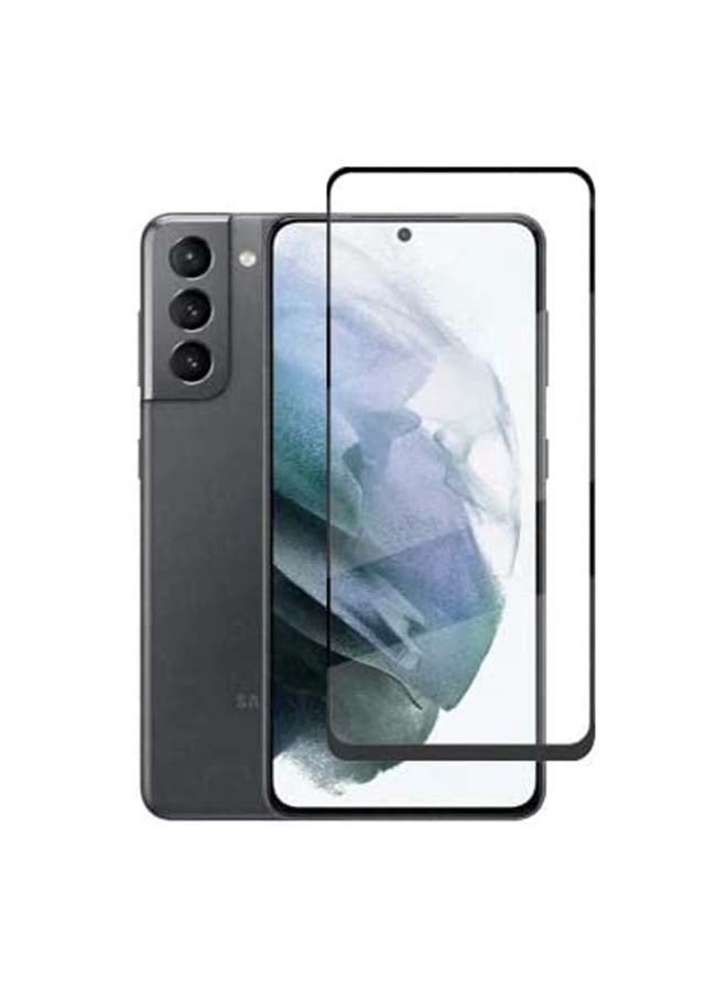 إنتاج لاصقة حماية للشاشة من الزجاج المقوى 5D لهاتف سامسونج جالاكسي S21 بلس أسود - Image 1