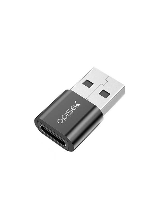 Yesido GS09 Type-C To USB Adapter black  - Image 3