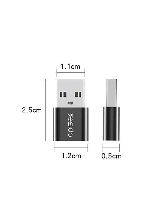 Yesido GS09 Type-C To USB Adapter black  - Image 5