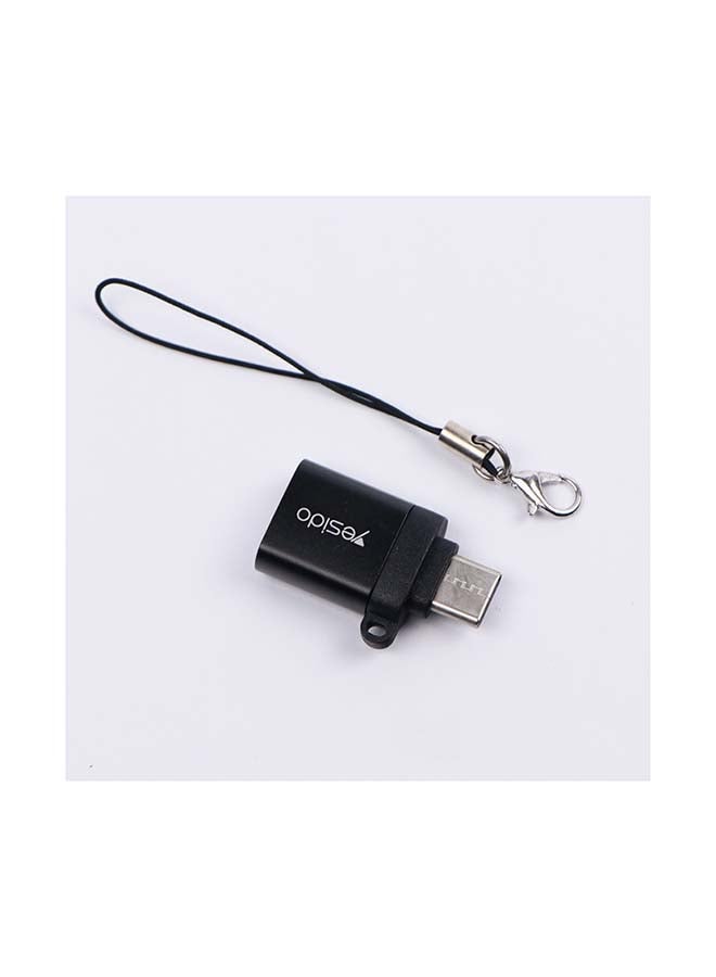 Yesido Type-C USB 3.0 Fast OTG Adapter Black  - Image 4