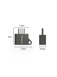Yesido Type-C USB 3.0 Fast OTG Adapter black  - Image 2