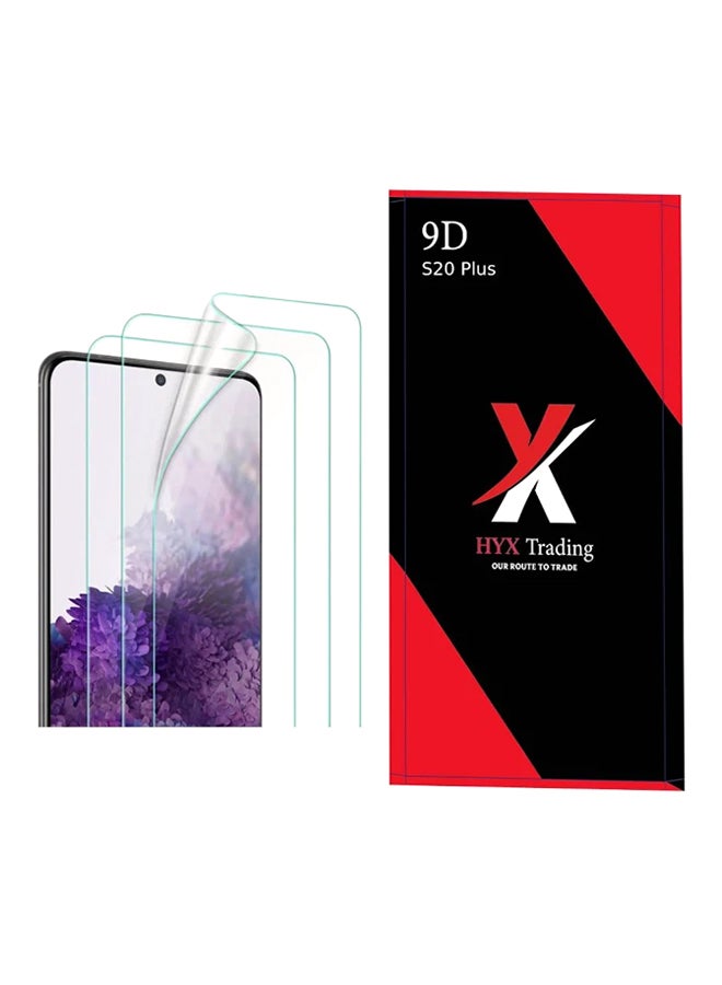 HYX - Front And Back Screen Protector Film For Samsung Galaxy S20 Plus Clear - Image 1