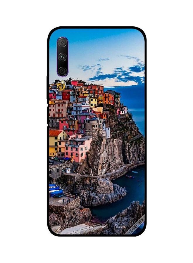 Covernex Colorful Houses On The Sea Protective Case Cover For Honor 9X Pro Multicolour