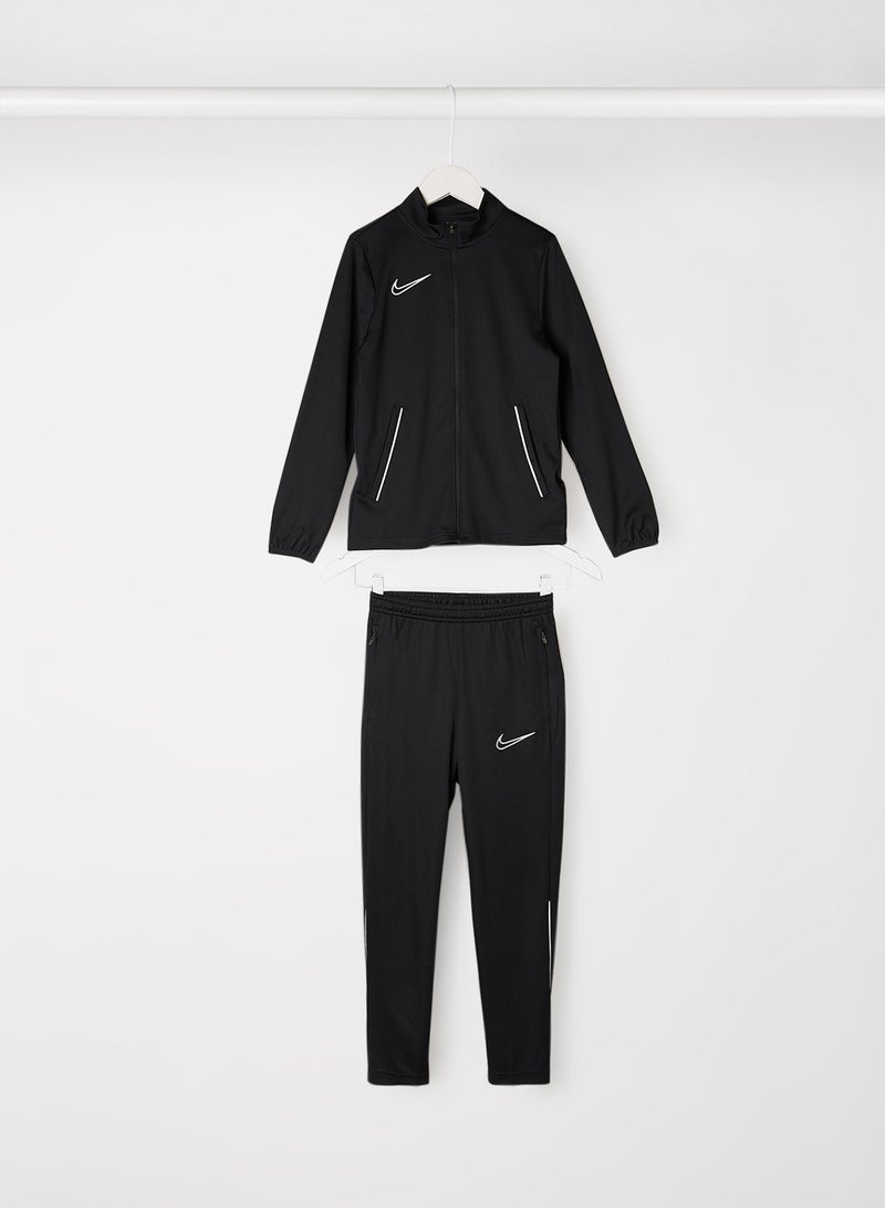 Nike Youth Dri-FIT Academy 21 Football Tracksuit Black/White - Image 1