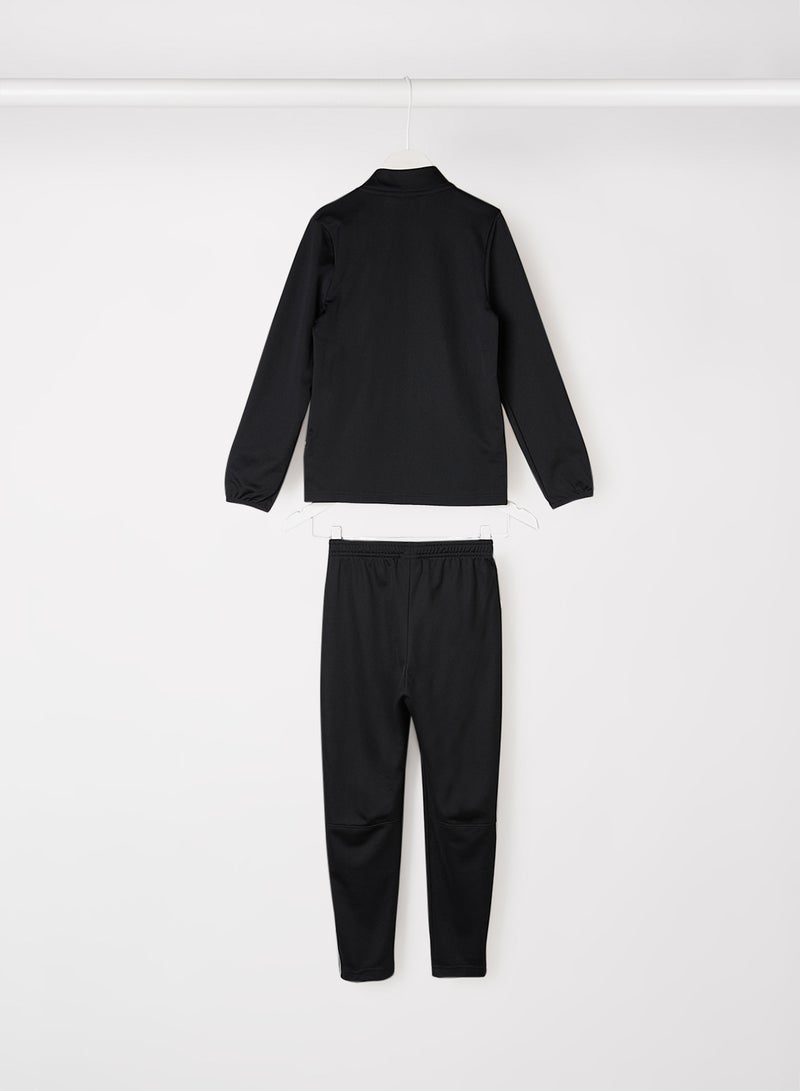 Nike Youth Dri-FIT Academy 21 Football Tracksuit Black/White - Image 2