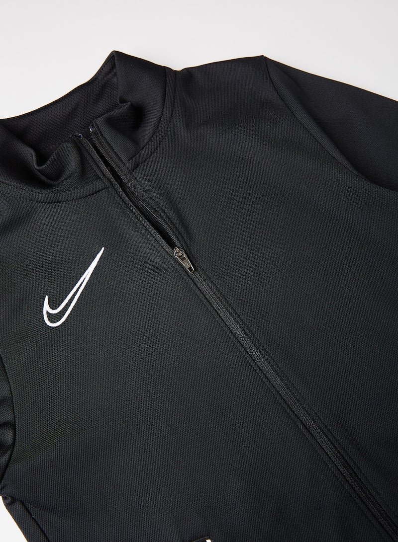 Nike Youth Dri-FIT Academy 21 Football Tracksuit Black/White - Image 3