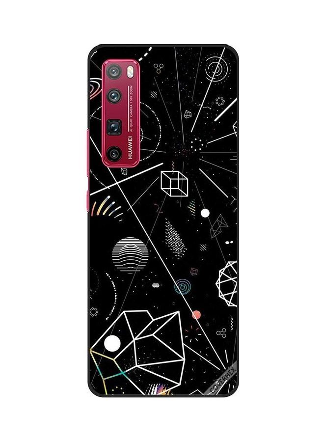 Covernex Geometric Shapes Protective Case Cover For Huawei Nova 7 Pro Multicolour