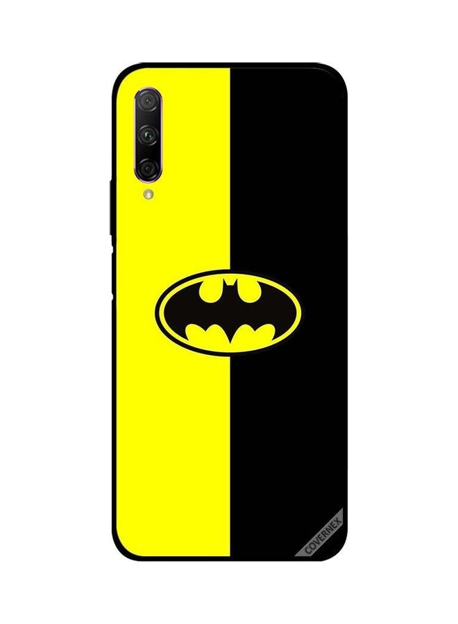 Covernex Batman Logo Print Protective Case Cover For Honor 9X Pro Black/Yellow