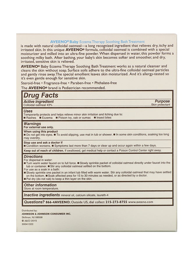 Aveeno Eczema Therapy Soothing Baby Bath Treatment - Image 3