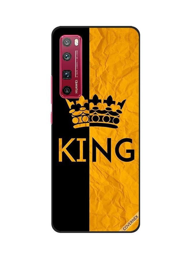 Covernex King Protective Case Cover For Huawei Nova 7 Pro Yellow/Black
