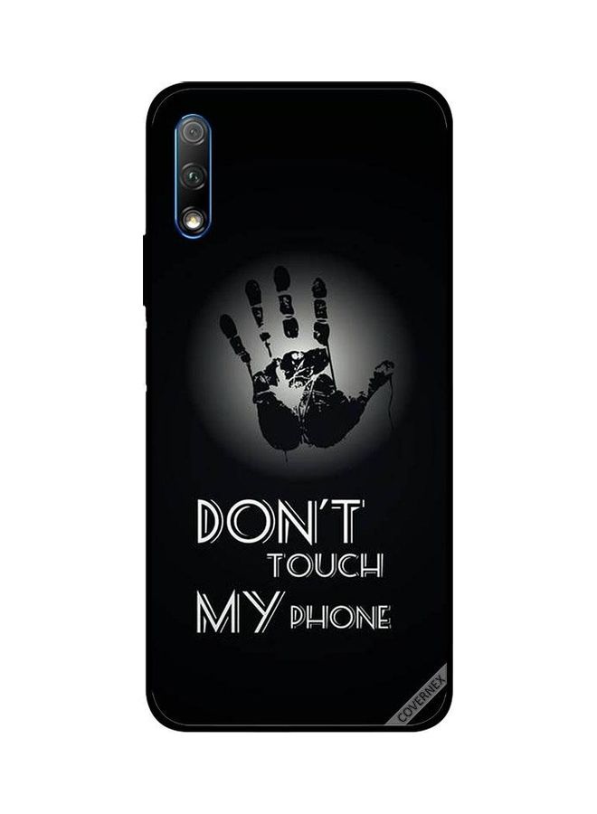 Covernex Don't Touch My Phone Hand Design Protective Case Cover For Honor 9X Multicolour