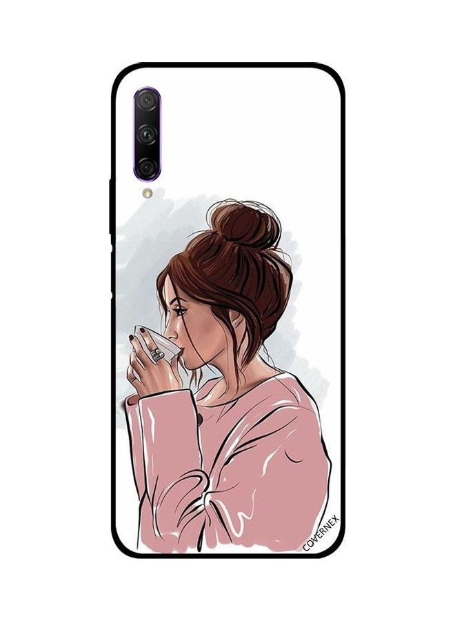 Covernex Drinking Tea Protective Case Cover For Honor 9X Pro Multicolour