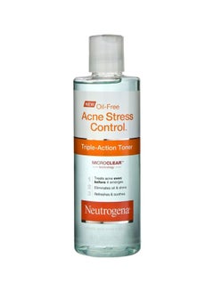 Neutrogena Oil-Free Acne Stress Control Triple Action Toner Blue 8Fluid Ounce  - Image 1