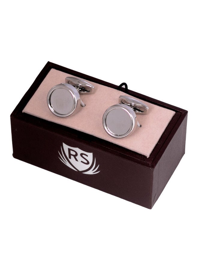 RS - Pair Of Round Cufflinks - Image 1