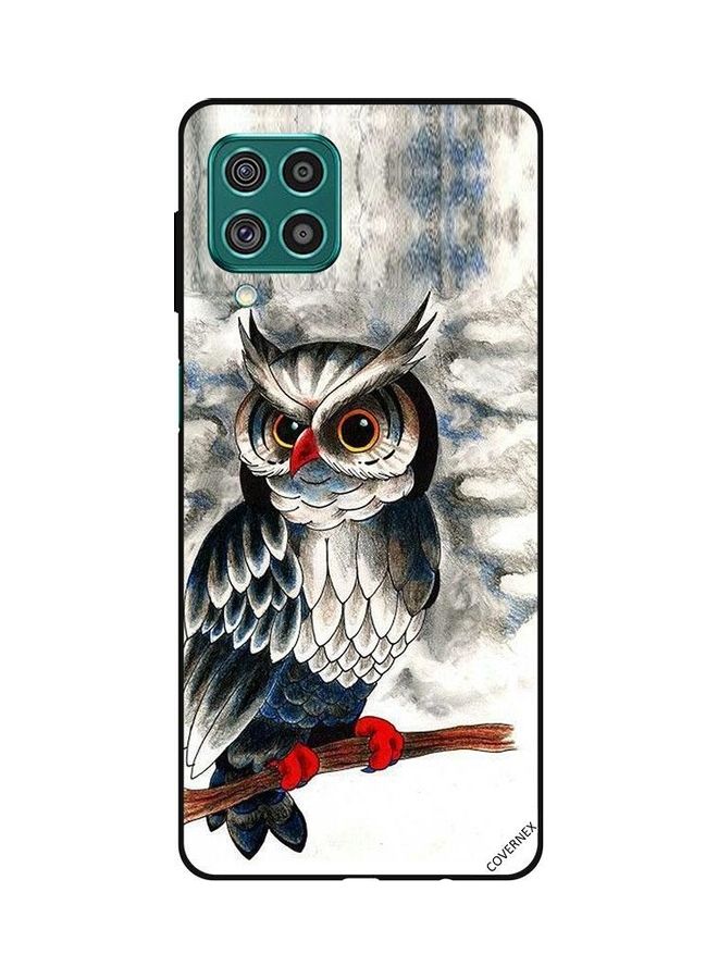 Covernex Owl Drawing Art Protective Case Cover For Samsung Galaxy M62/F62 Multicolour 