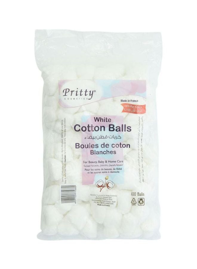 Pritty Cotton Balls White