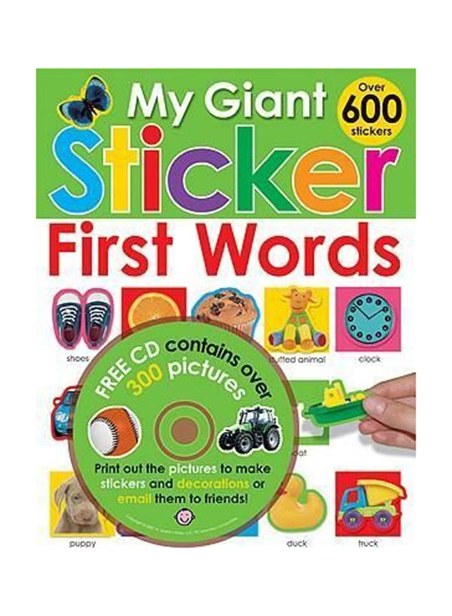 My Giant Sticker First Words Paperback English by Roger Priddy - 1/3/2018 
