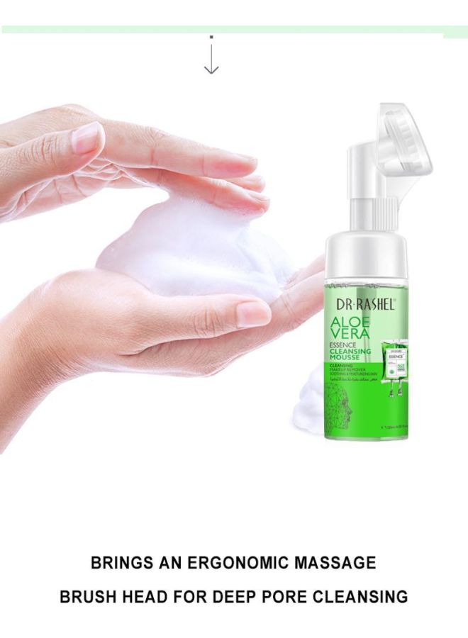 DR. RASHEL - Aloe Vera Essence Cleansing Mousse Green 125ml - Image 1
