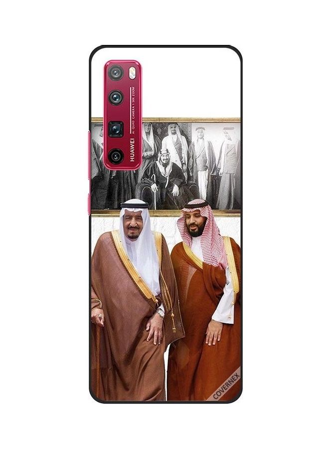 Covernex Protective Case Cover For Huawei Nova 7 Pro King Salman And Mbs Talking While Walking