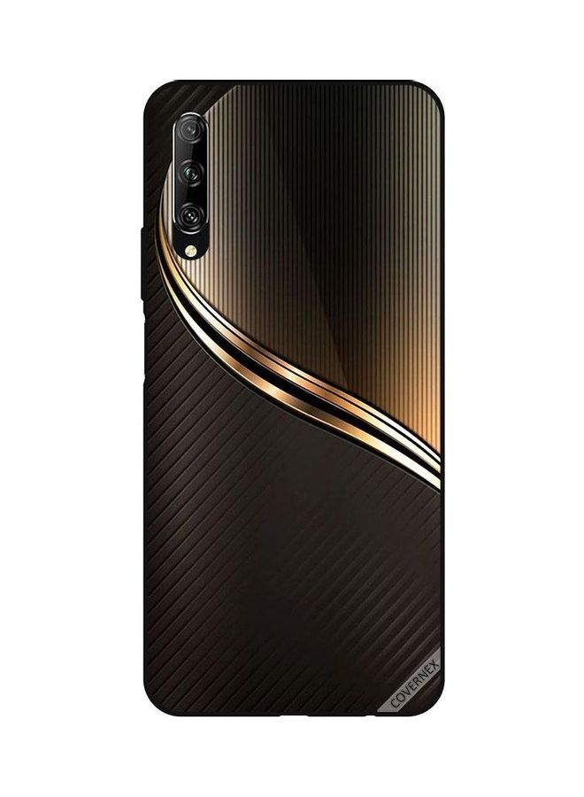 Covernex Protective Case Cover For Huawei Y9S Dark Golden Steal Pattern