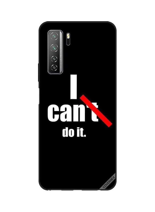 Covernex I Can Do It Protective Case Cover For Huawei Nova 7SE/P40 Lite 5G Multicolour 