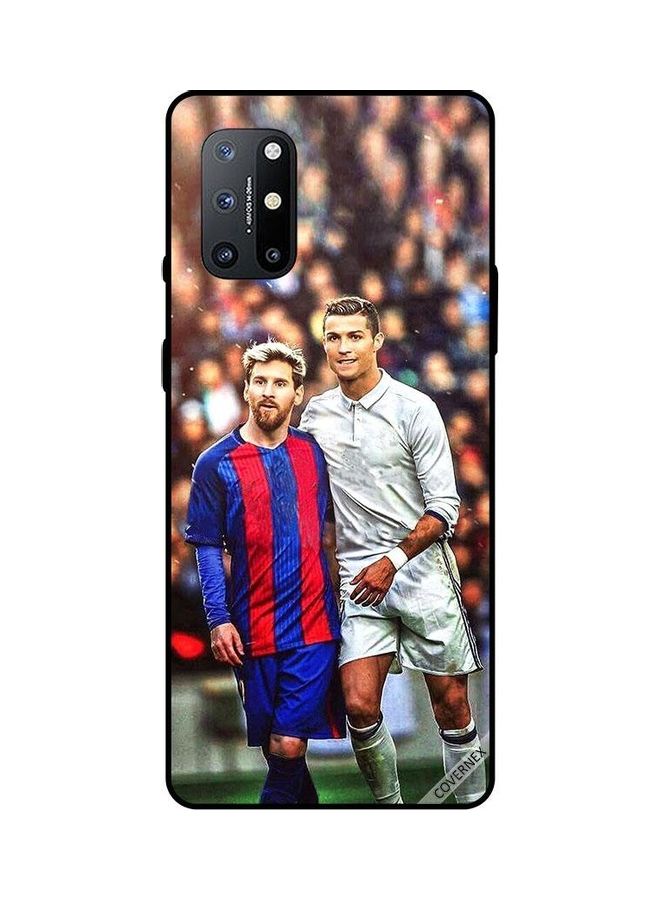 Covernex Messi And Ronaldo Protective Case Cover For OnePlus 8T Multicolour 
