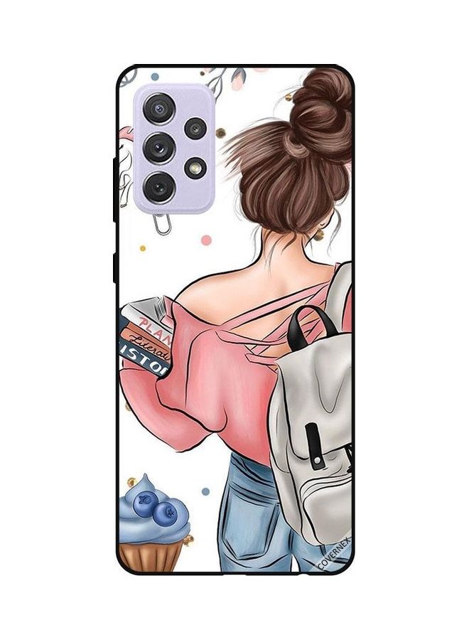 Covernex Samsung Galaxy A72 Protective Case Cover Printed Featuring Books In Hand Plan Literate And History DESIGN_0048 - Image 1