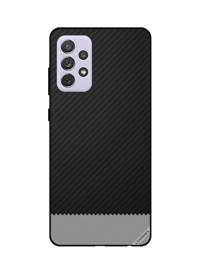 كوفرنيكس غطاء حماية بتصميم خطوط لهاتف سامسونج جالاكسي A72 متعدد الألوان